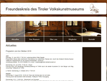 Tablet Screenshot of freundeskreis-volkskunstmuseum.com